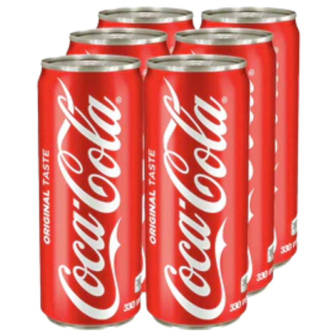 COCA-COLA Coke (330ml x 6 cans)
