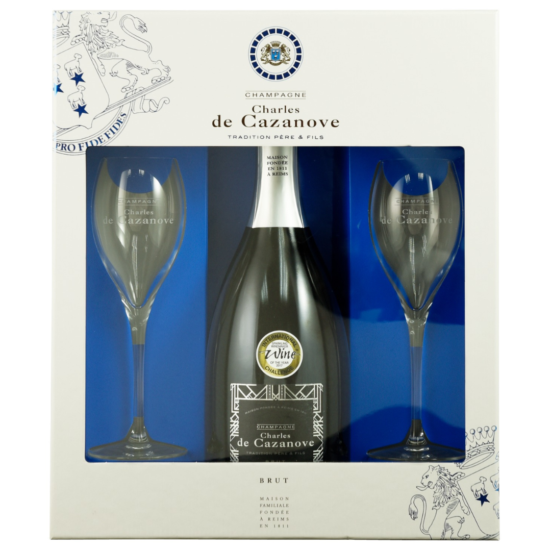 Charles de Cazanove Vintage 2016 (Glass Set) 750ml