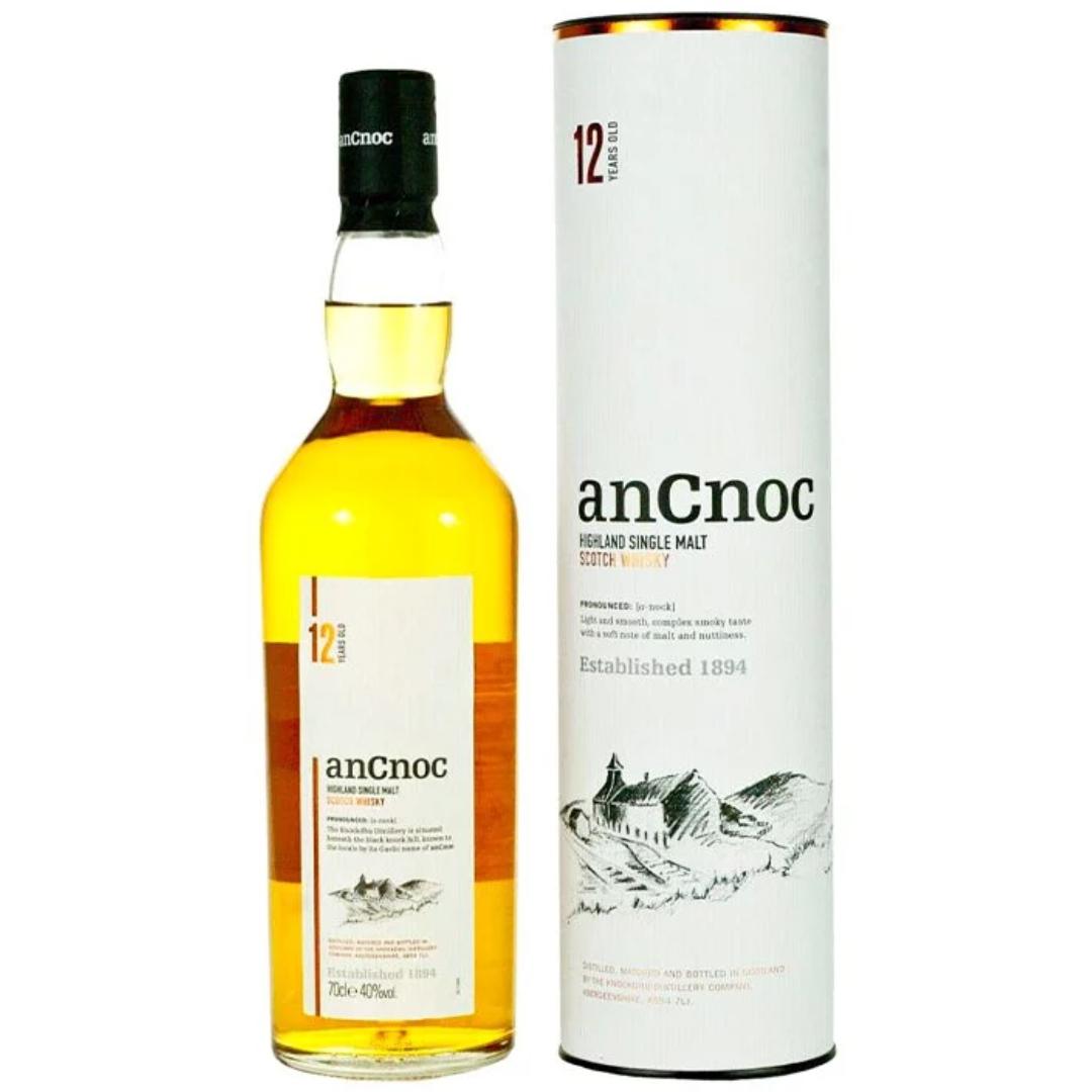 Ancnoc 12 年單一麥芽威士忌 700 毫升
