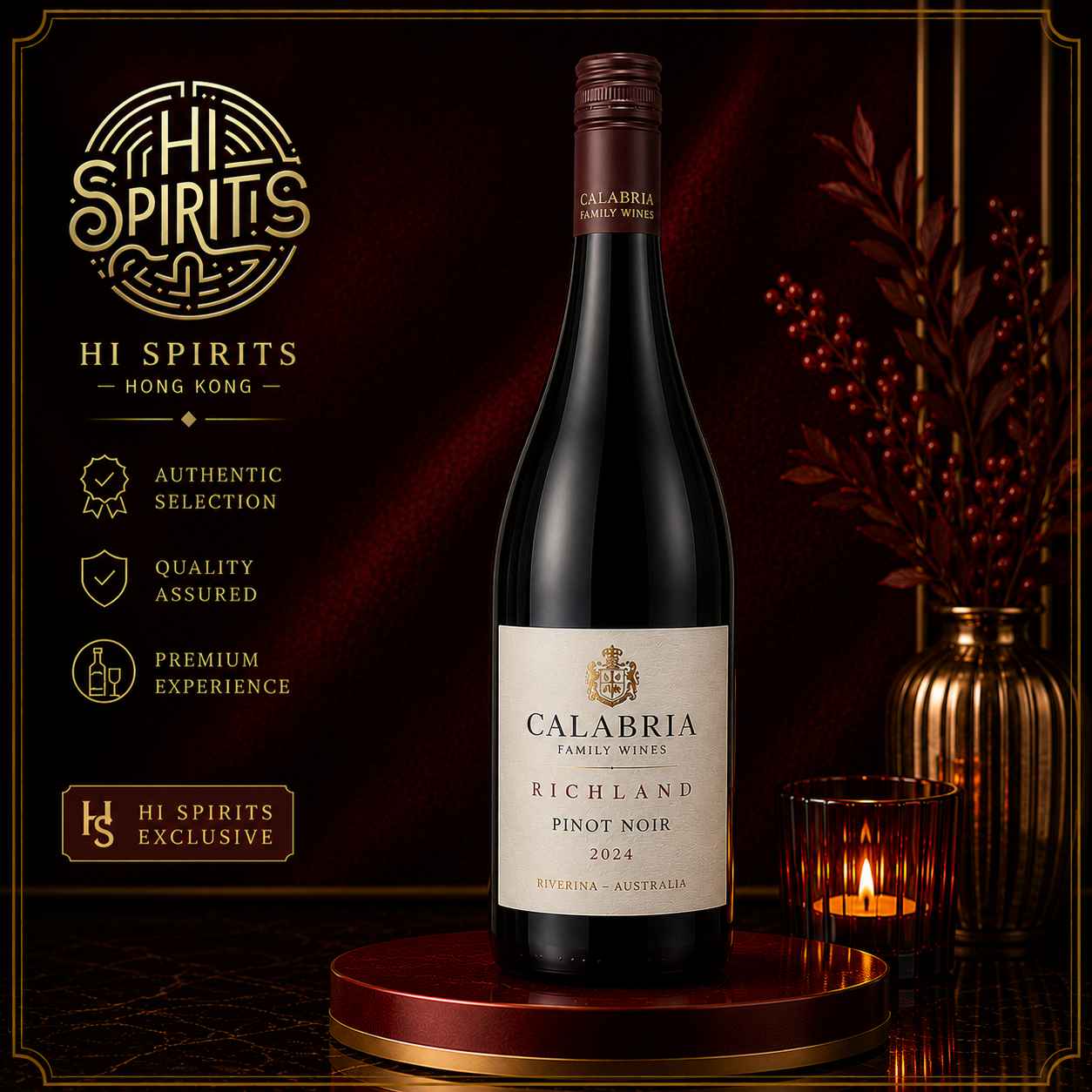 CALABRIA FAMILY WINES Richland Pinot Noir 2024 750ml