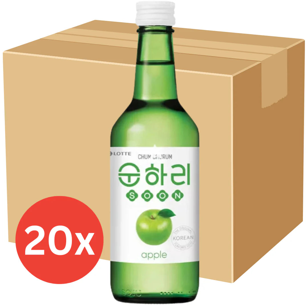 初饮初乐 纯粹烧酒 苹果味 20瓶x360毫升