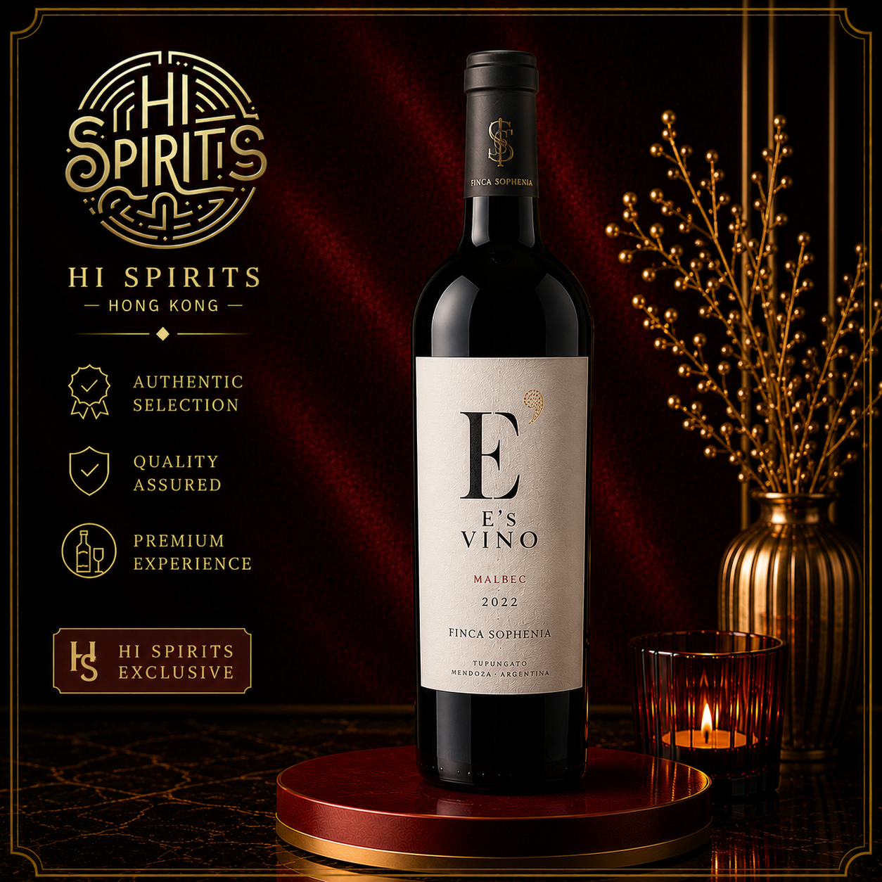 FINCA SOPHENIA E’s VINO Malbec 2022 750ml