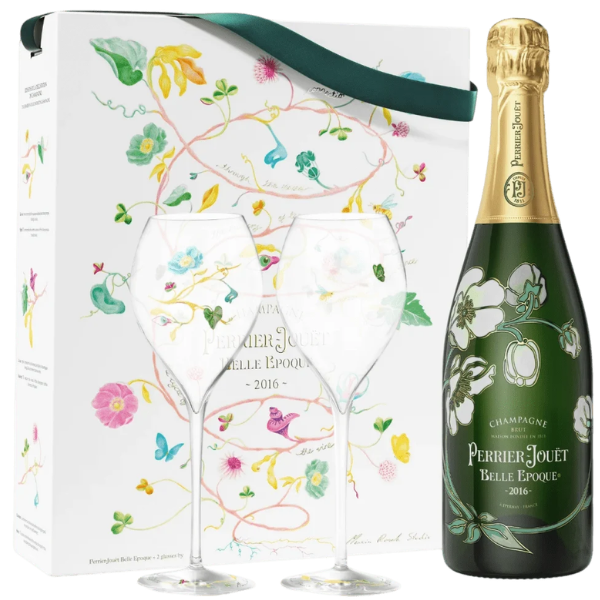 Perrier Jouet Belle Epoque 2016 Gift Set with 2 Glasses 750ml
