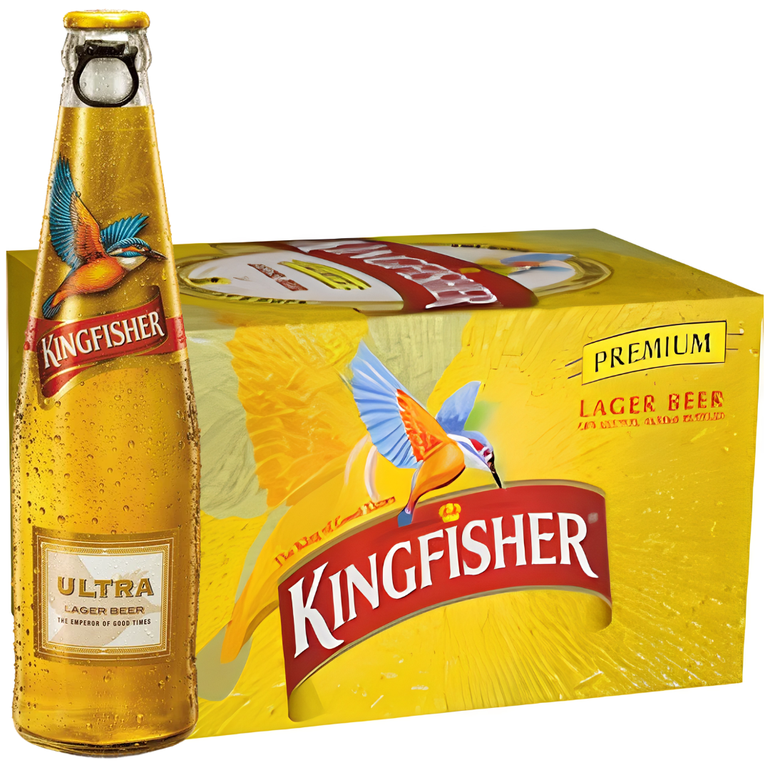 KINGFISHER Ultra Lager Beer (330ml x 24 bottle)