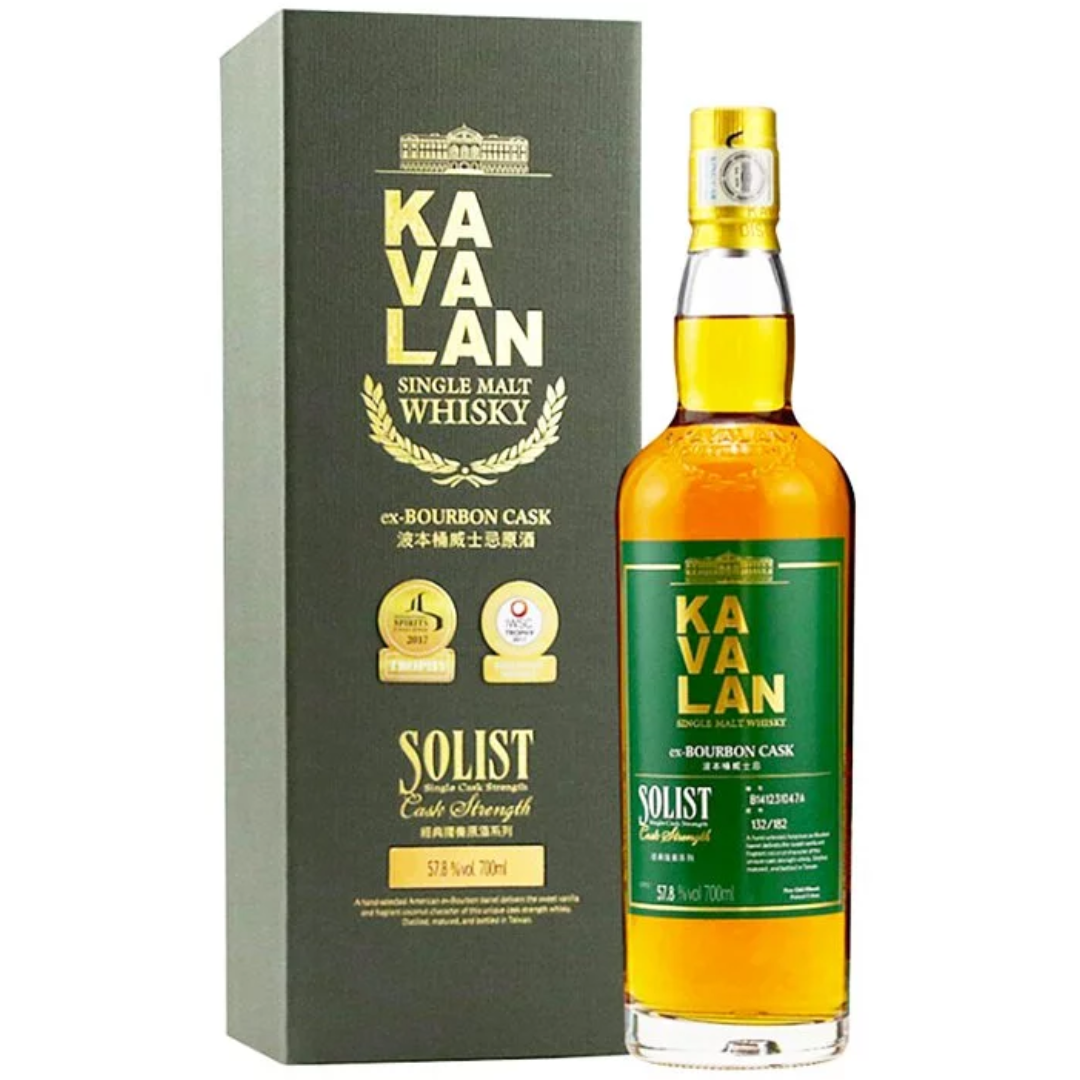 噶瑪蘭經典獨奏原酒系列波本桶單一麥芽威士忌700ml