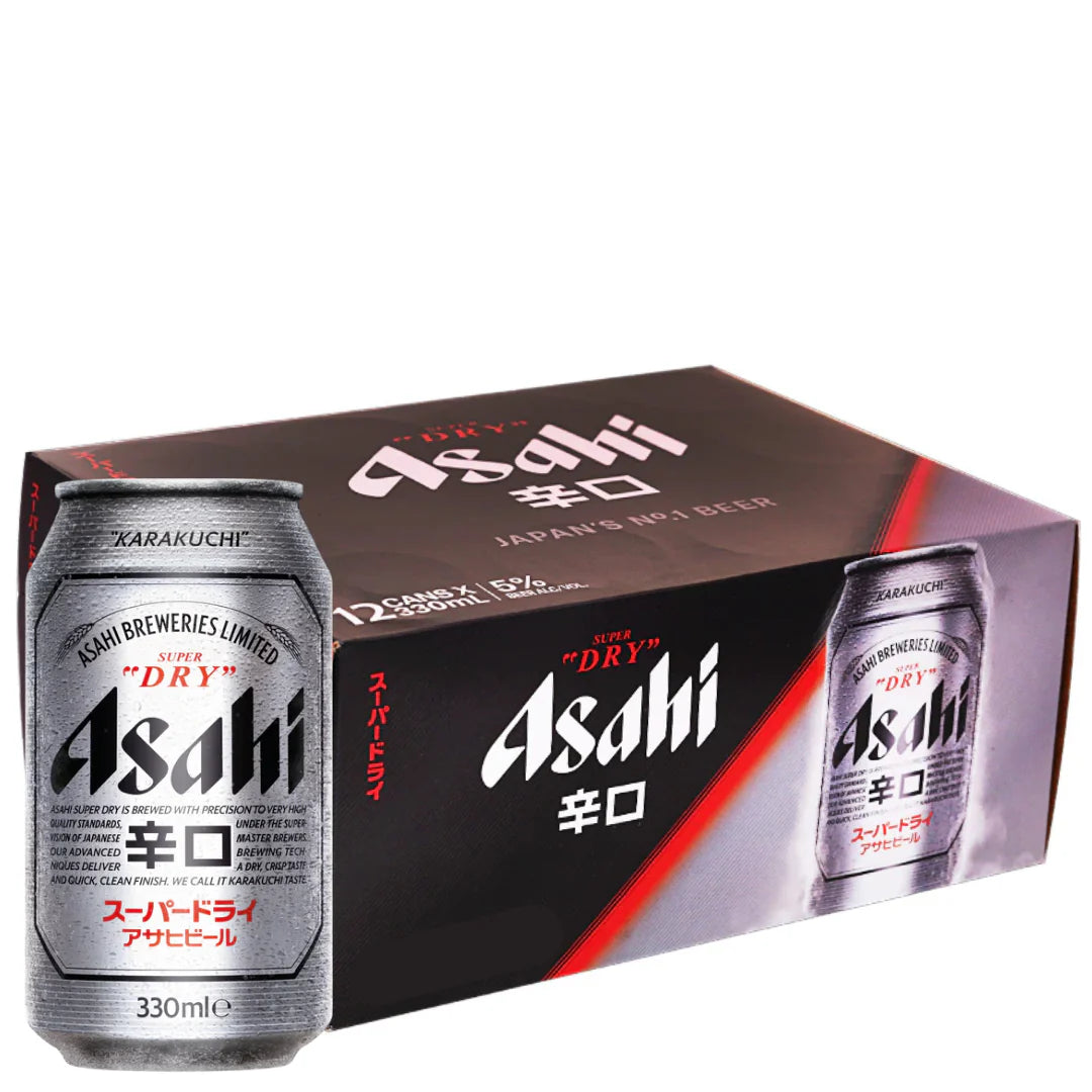 朝日啤酒罐装 24 x 330毫升