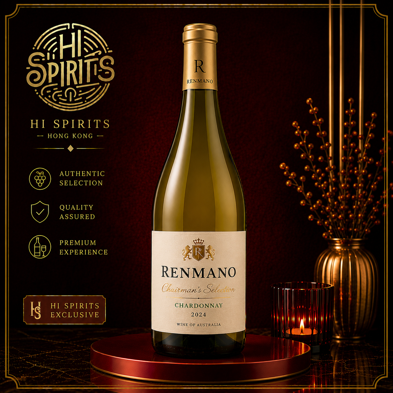 RENMANO Chairman's Selection, Chardonnay 2024 750ml