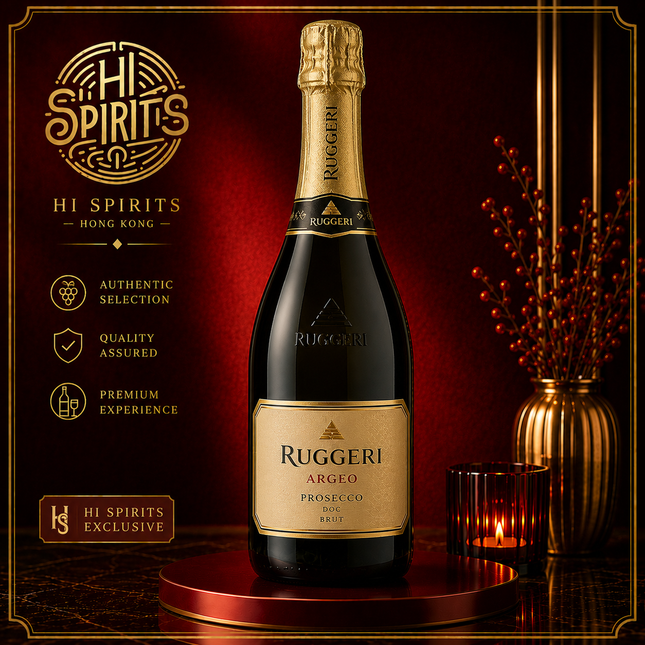 RUGGERI Argeo Brut, Prosecco DOC NV 750ml