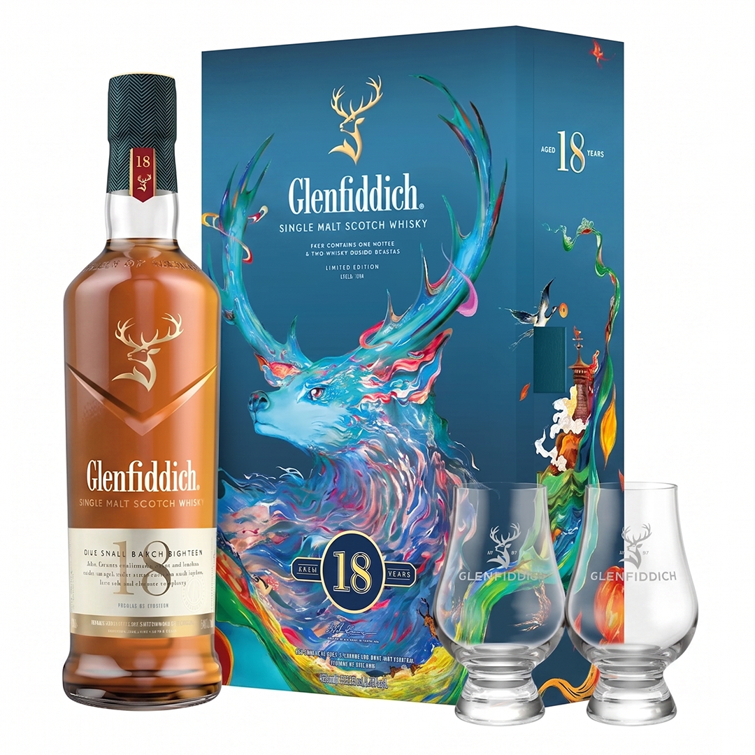 Glenfiddich 18 - 700ml Gift Set