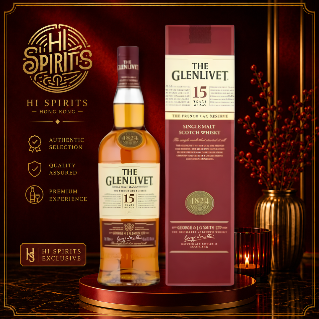 GLENLIVET 15 Year Old French Oak Reserve Single Malt Scotch Whisky 1L