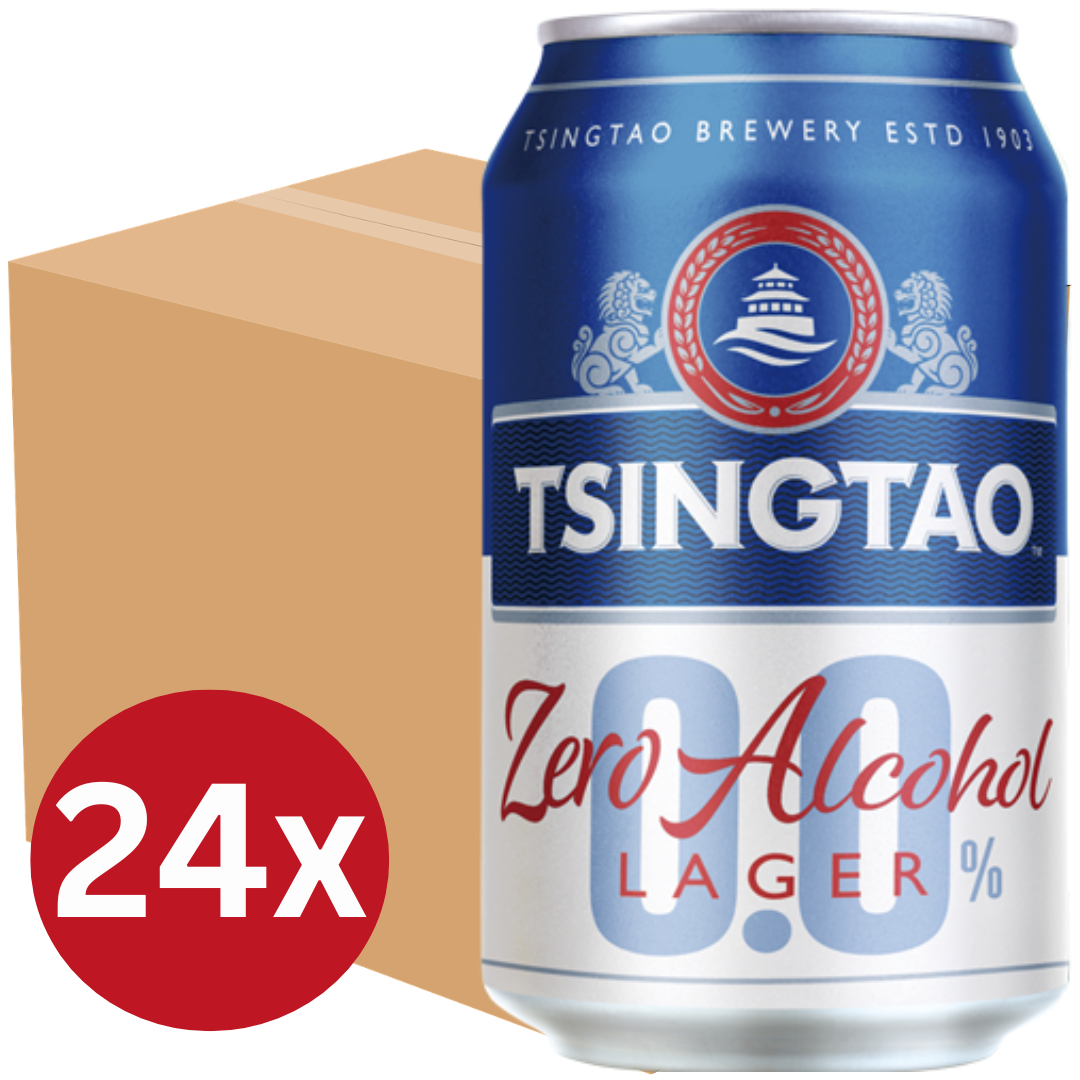 Tsing Tao Non-Alcoholic Beer Can 24x330ml