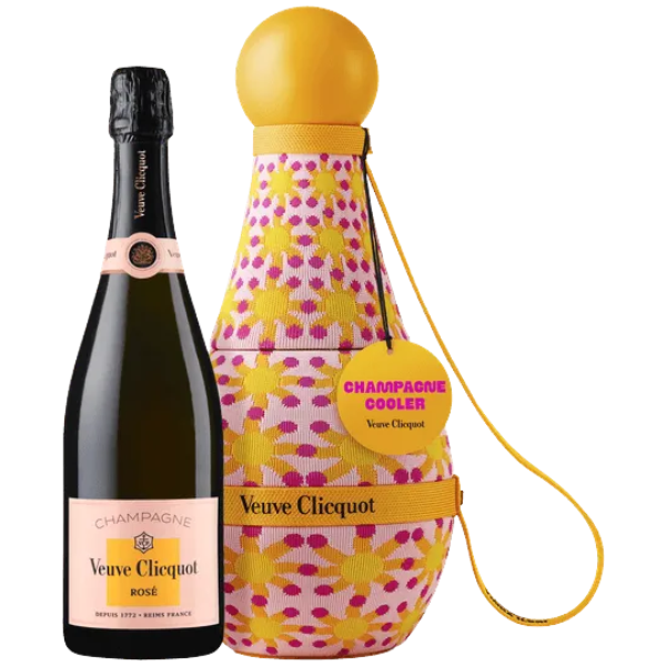 Veuve Clicquot Brut Rosé Champagne Cooler Yinka Ilori Limited Edition 750ml