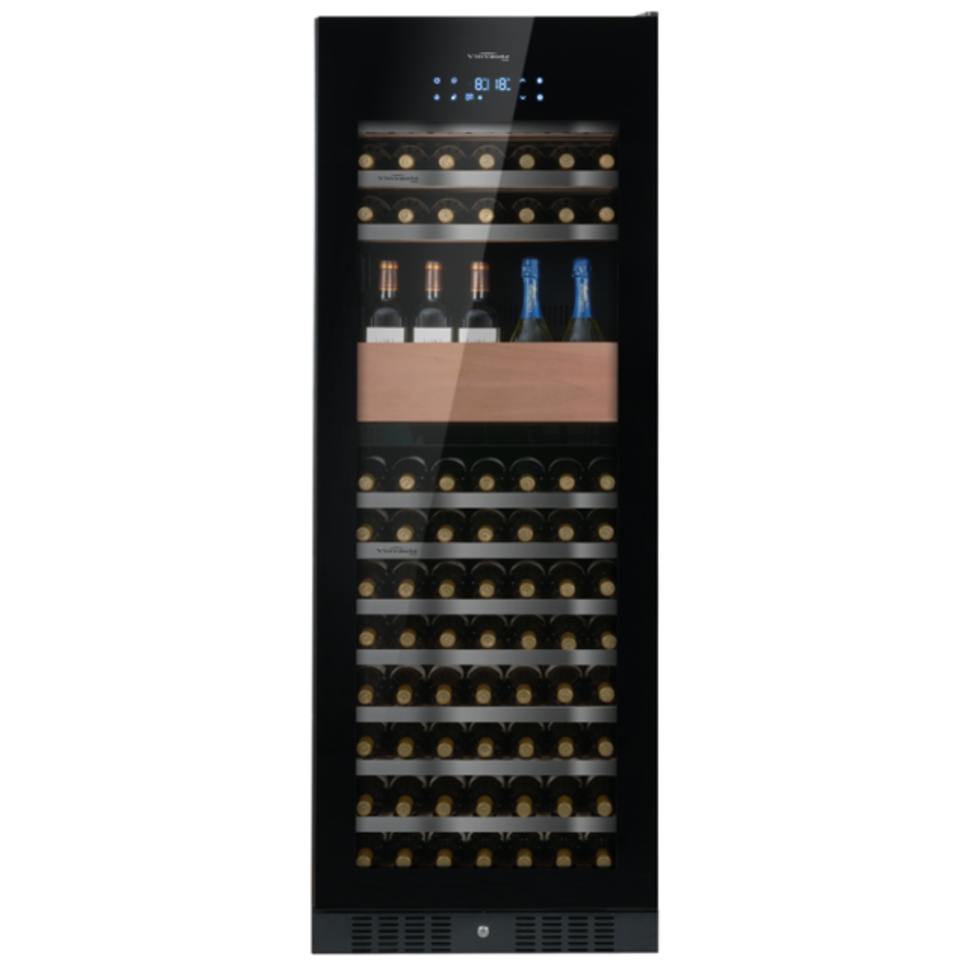 Vinvautz 181 Bottles Dual Zone Wine Cellar VZ181VDUG-L (Left-Hinged)