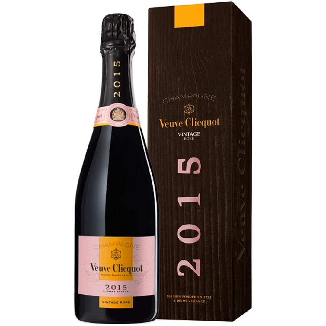 Veuve Clicquot Vintage Rose with Gift Box 2015 750ml