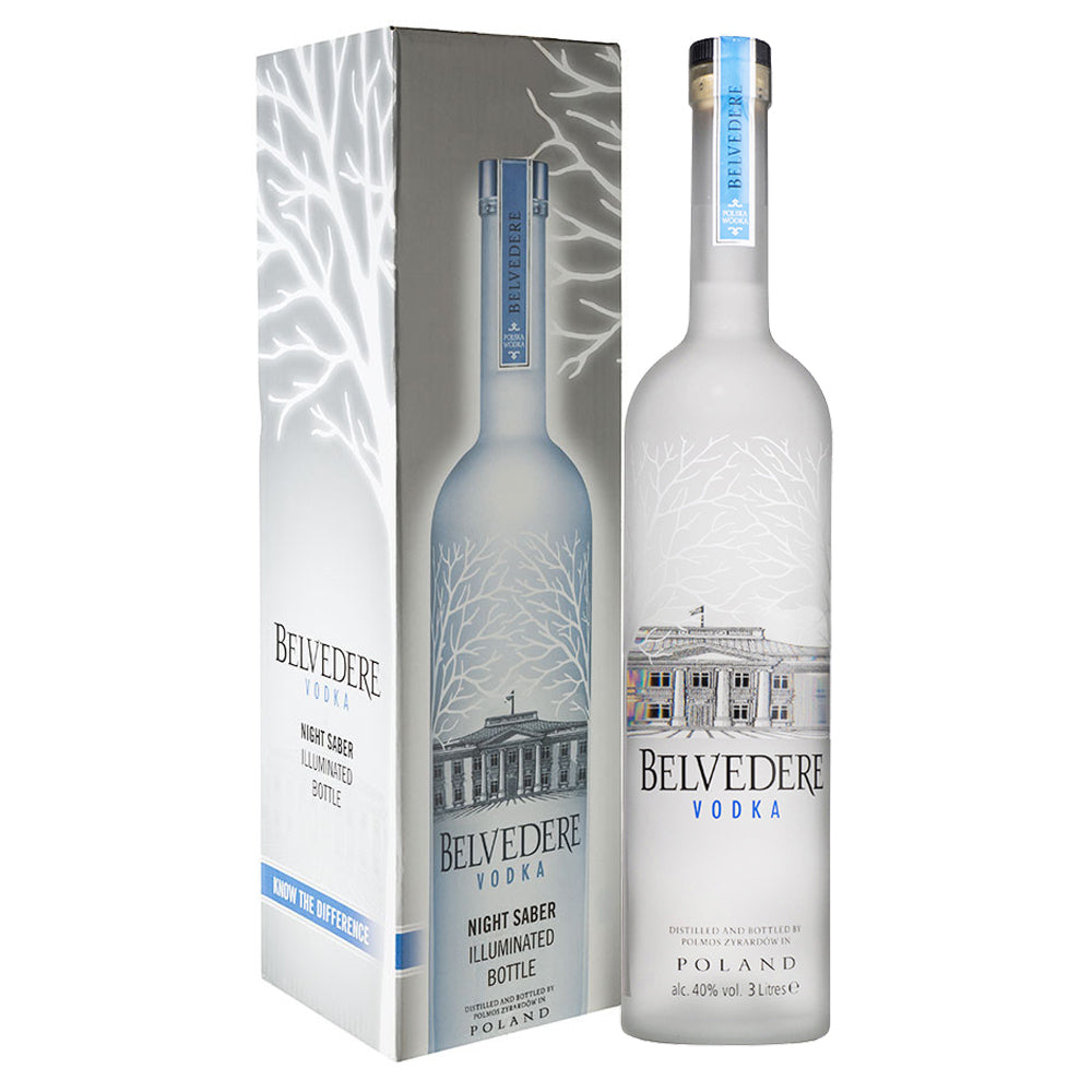 Belvedere Night Saber Vodka 3000ml (3 Ltr)