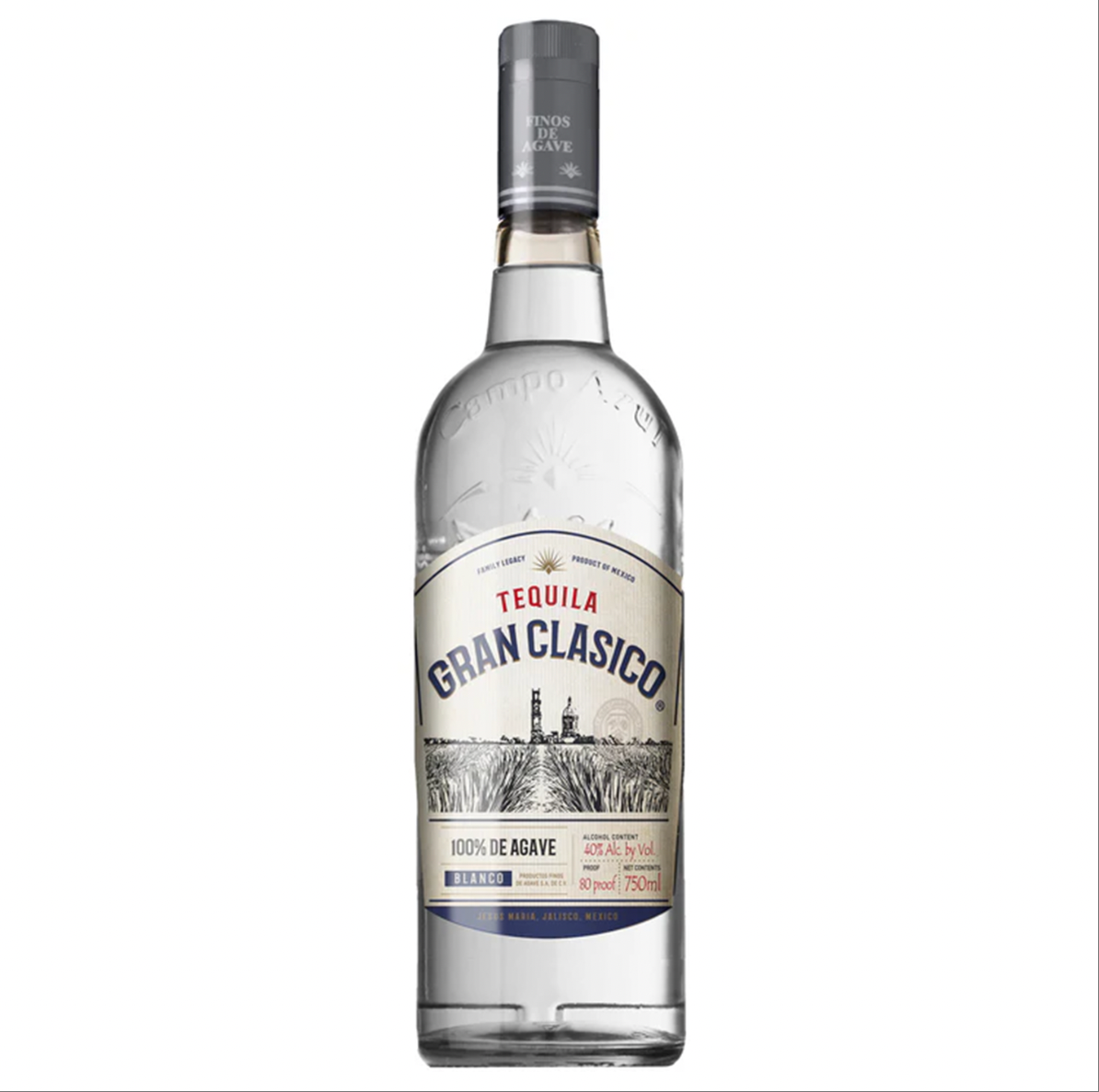 Campo Azul Gran Clasico Blanco Tequila 100% Blue Agave 750ml