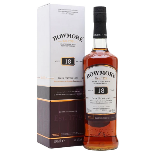 Bowmore 18 Year Old Single Malt Whisky 700ml