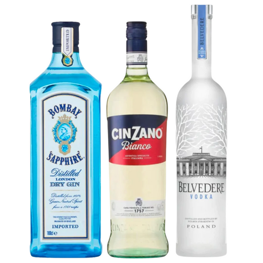 Bombay + Cinzano + Belvedere Set