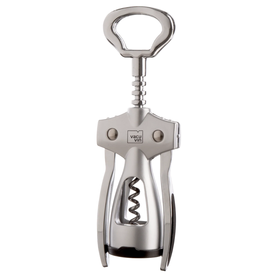 Vacu Vin Winged Corkscrew Silver