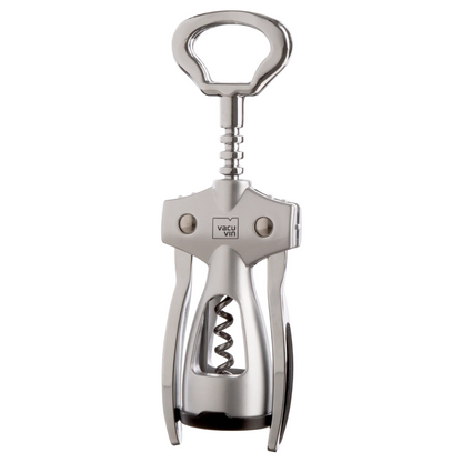 Vacu Vin Winged Corkscrew Silver