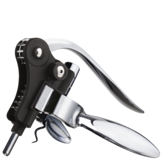 Vacu Vin Lever Corkscrew Horizontal Black