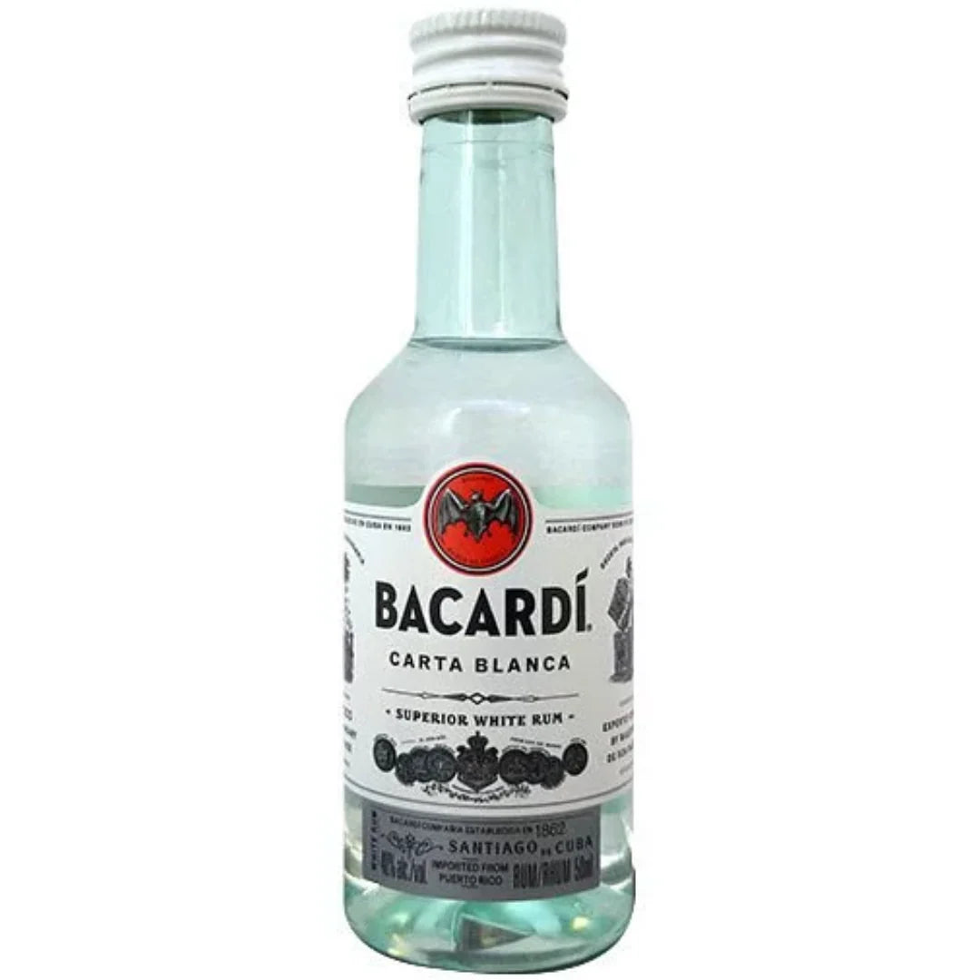 Bacardi White Rum Miniature 50ml
