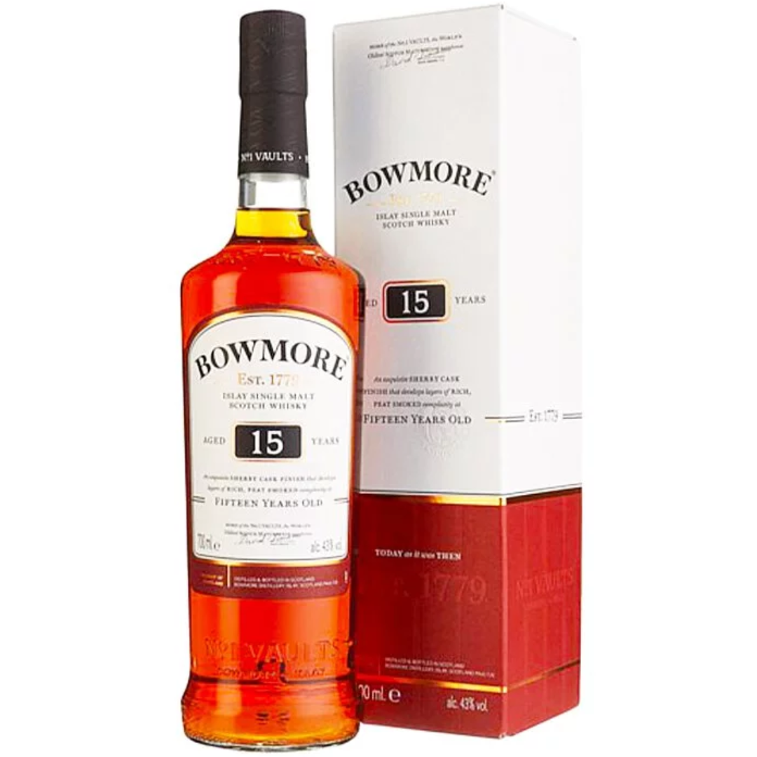 Bowmore 15 Years Old with Box 700ml