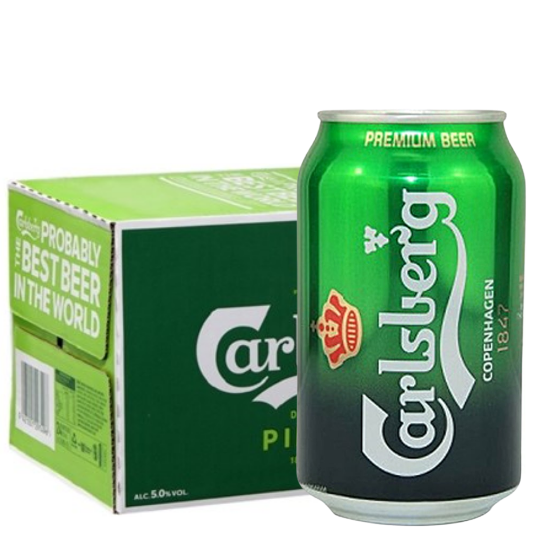 Carlsberg Beer - 24x Can 330ml