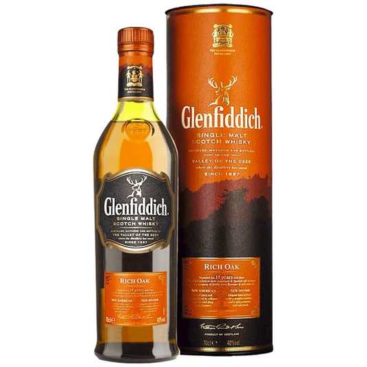 Glenfiddich 14 Years Old Rich Oak 1887 Single Malt Whisky 700ml