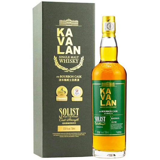 Kavalan Solist ex-Bourbon Single Cask Strength Single Malt Whisky 700ml