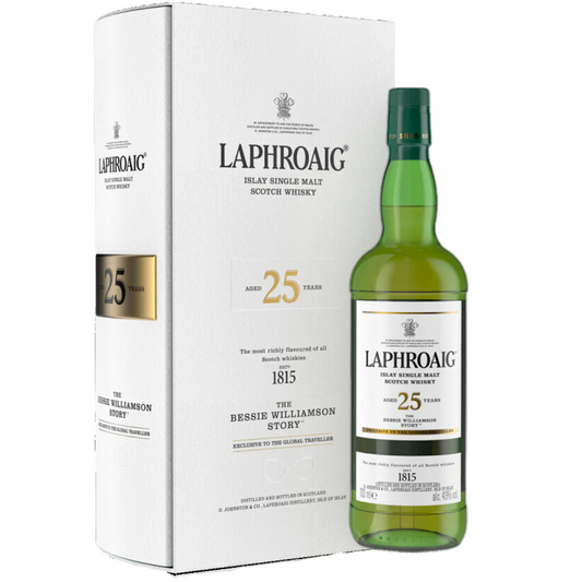 Laphroaig Aged 25 'The Bessie Williamson Story' 700ml