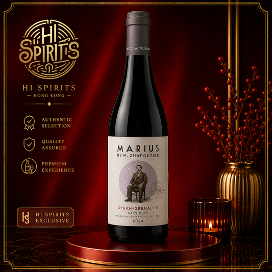 MARIUS BY M. CHAPOUTIER Syrah-Grenache Pays d'Oc IGP 2024 750ml