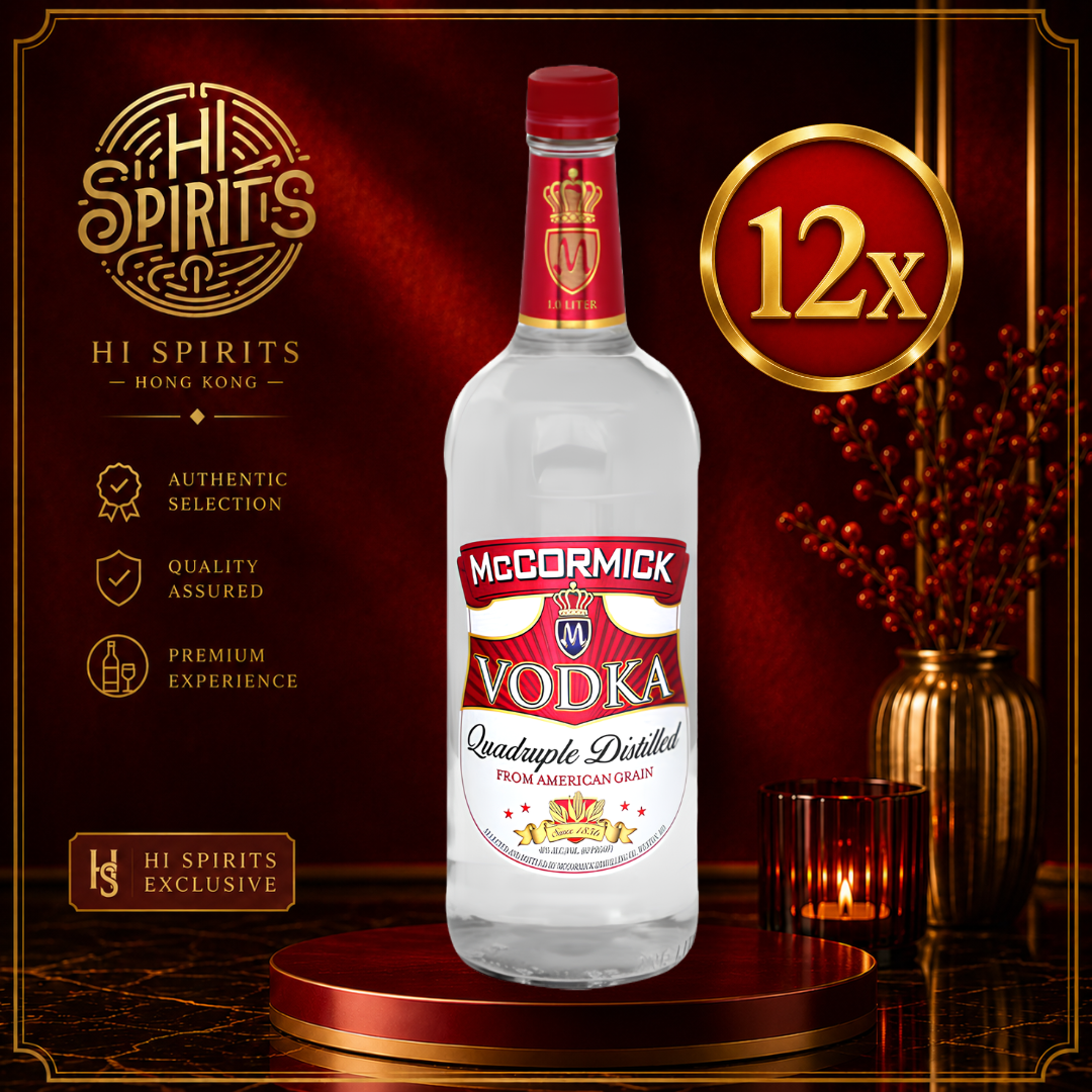 McCORMICK Quadruple Distilled Vodka 1L x 12