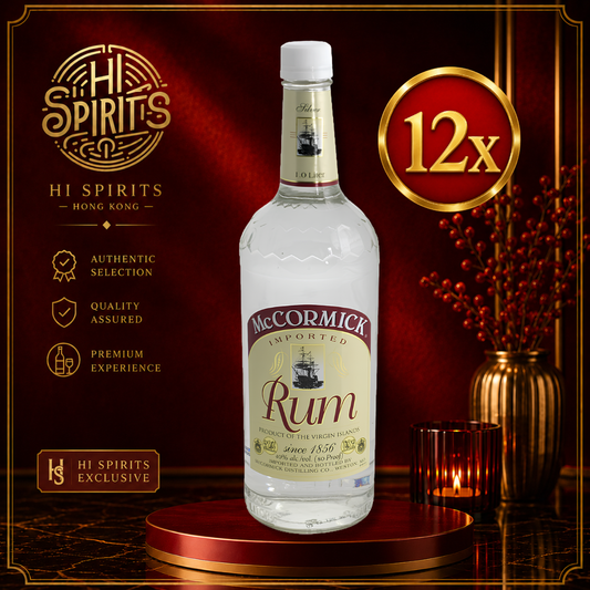 McCORMICK Silver Rum 1L x 12