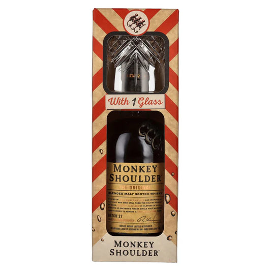 Monkey Shoulder With 1 Glass 700ml (Gift Set)