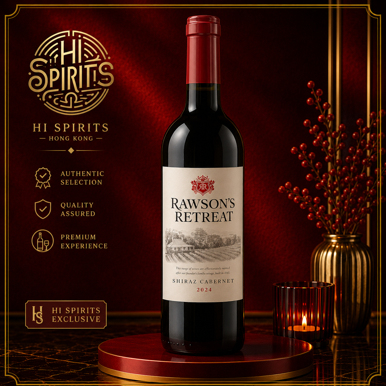 RAWSON’S RETREAT Shiraz Cabernet 2024 750ml