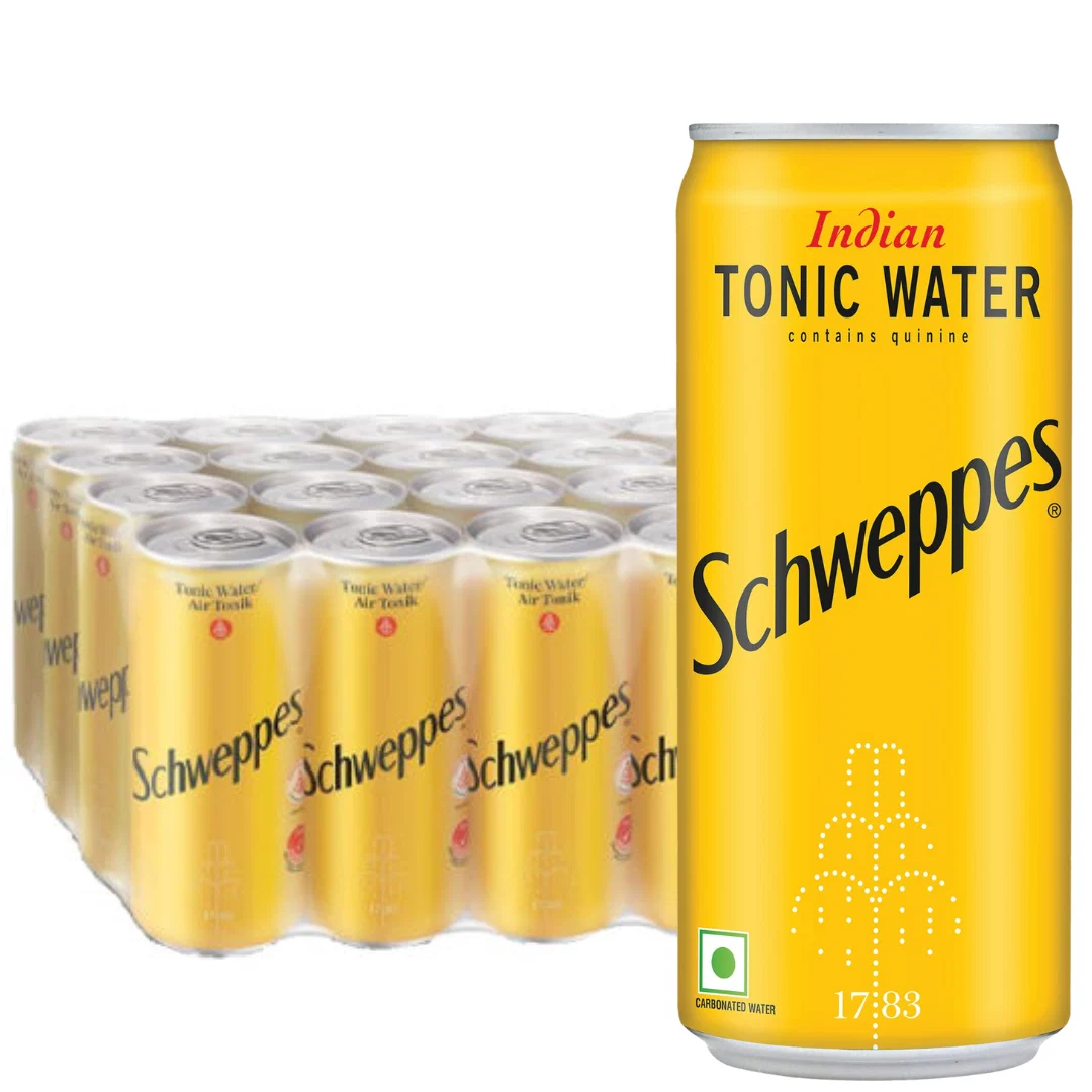 SCHWEPPES Tonic Water (320ml x 24 cans)