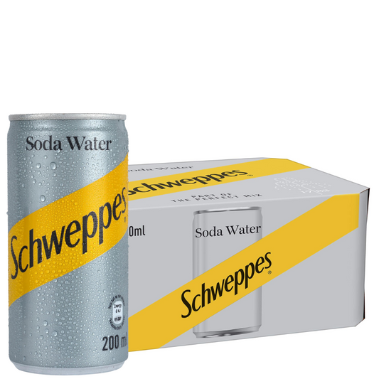 Schweppes Soda Water 200ml x 24