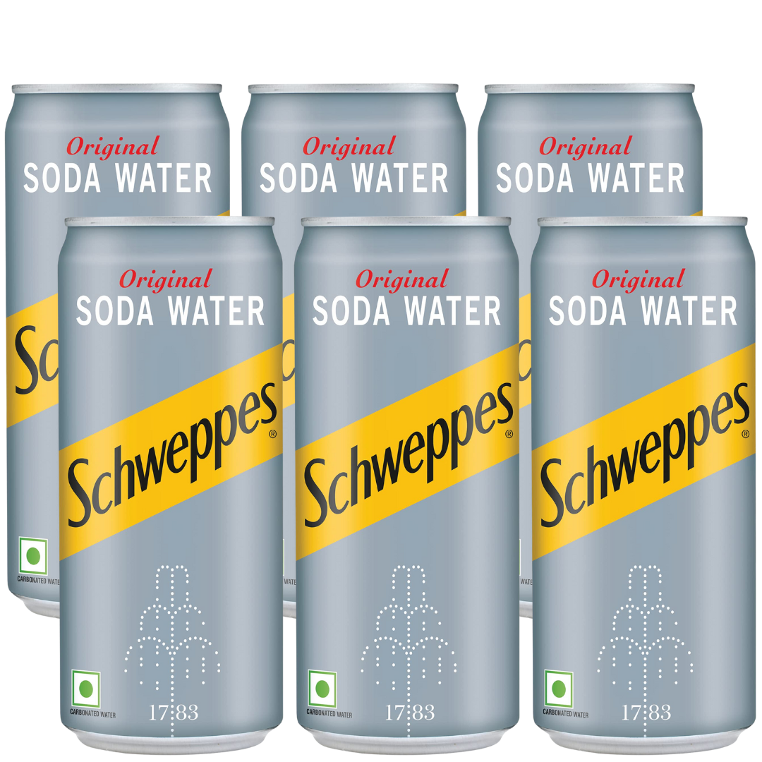 Schweppes Soda Water 6 Pack