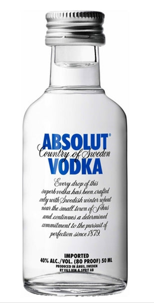 Absolut Vodka 50ml (miniature)
