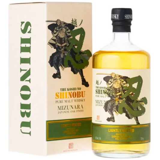 Shinobu Mizunara Oak Finish Lightly Peated Pure Malt Whisky 700ml