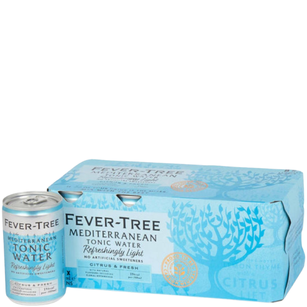 Fever-Tree Light Mediterranean Tonic 3 x (8x150ml) (can)