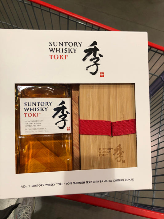 Suntory Whisky Toki with Bamboo Cutting board 750ml