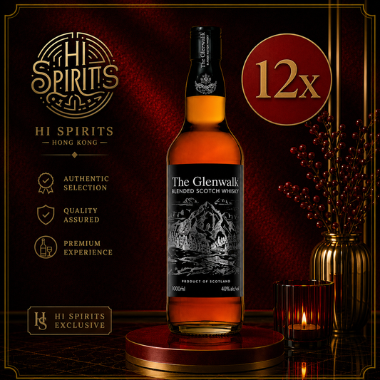THE GLENWALK Blended Scotch Whisky 1L x 12