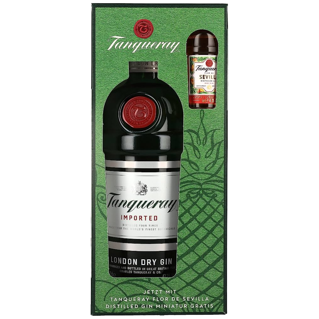 Tanqueray London Dry Gin 700ml + GB Tanqueray Sevilla Gin Miniature