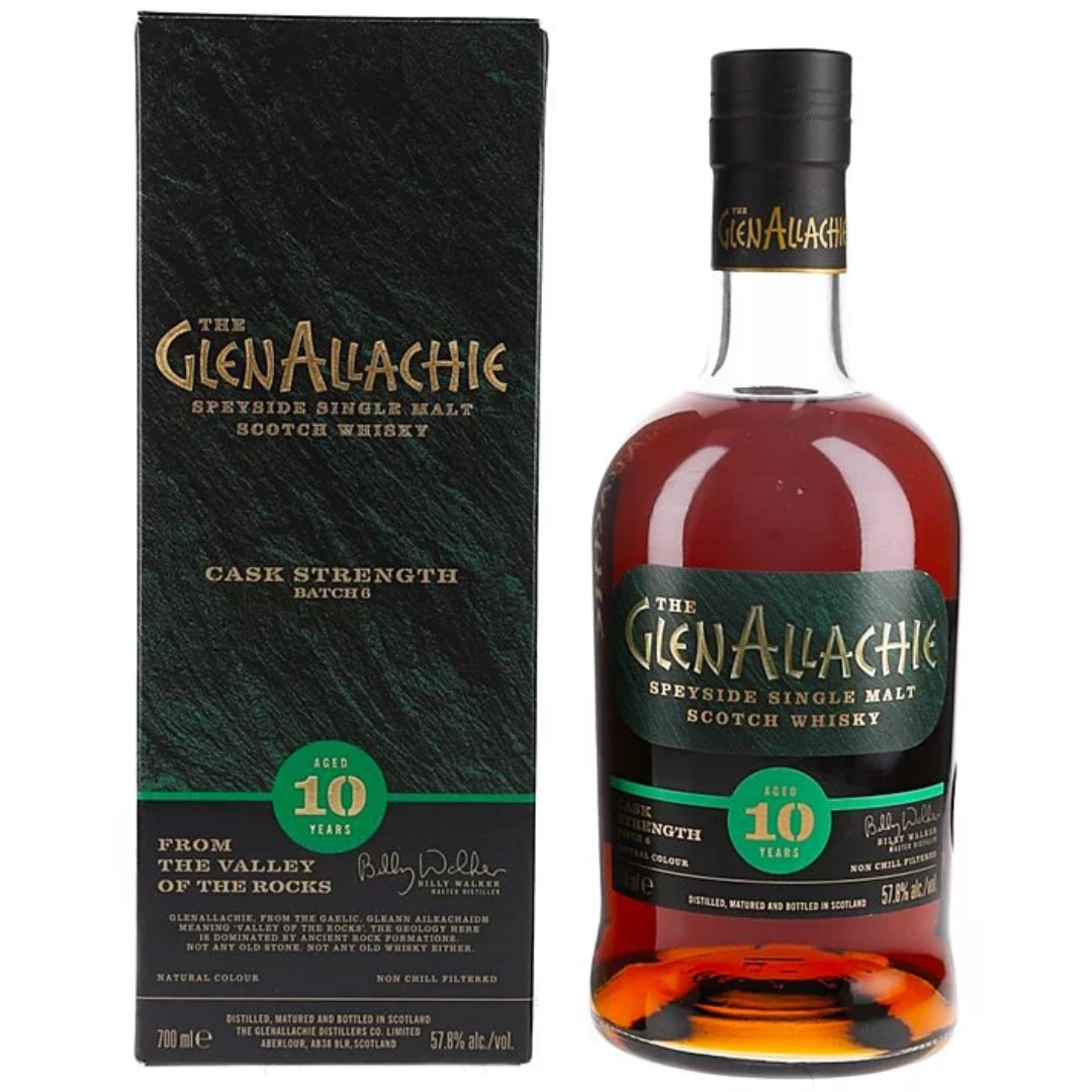 The Glenallachie 10 Years Cask Strength Batch 6 Single Malt Scotch Whisky 700ml