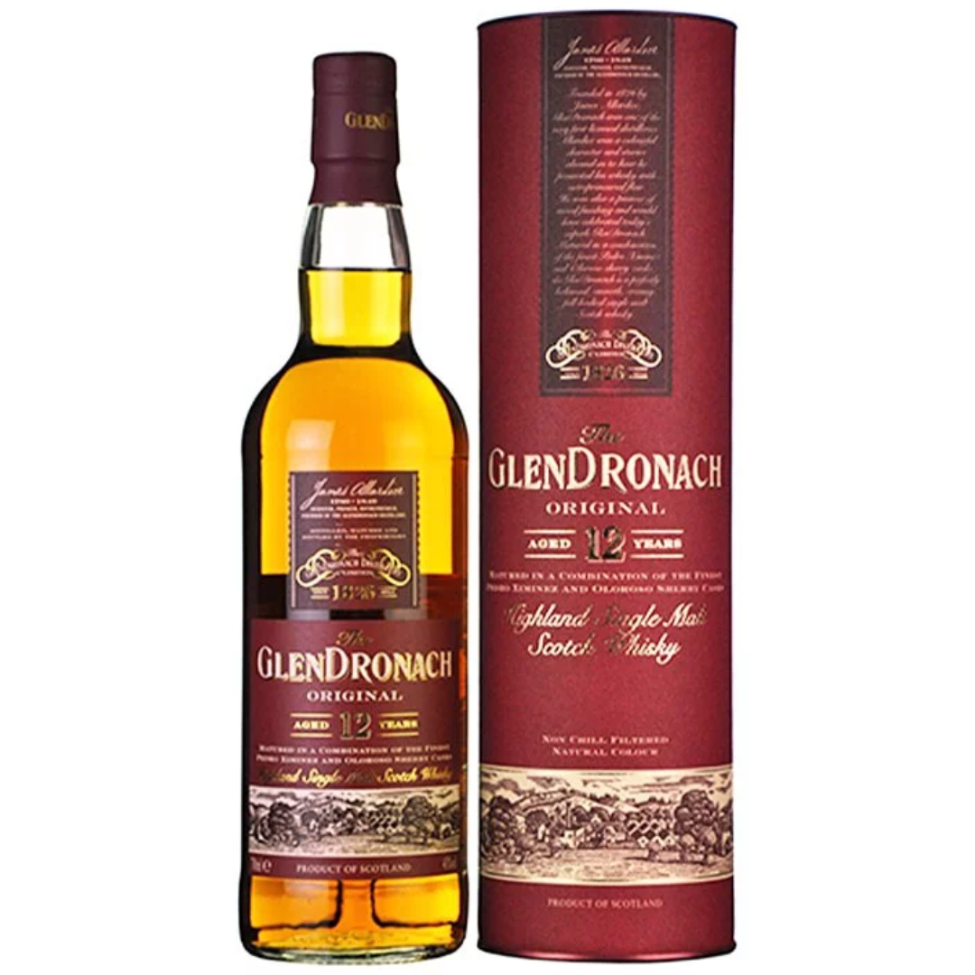 The Glendronach 12 Years Single Malt Whisky 700ml