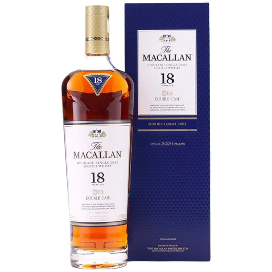 Macallan 18 Year Old Double Cask 2022 Single Malt Whisky 700ml