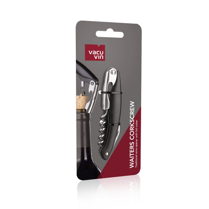 Vacu Vin Waiter's Corkscrew Black, Card