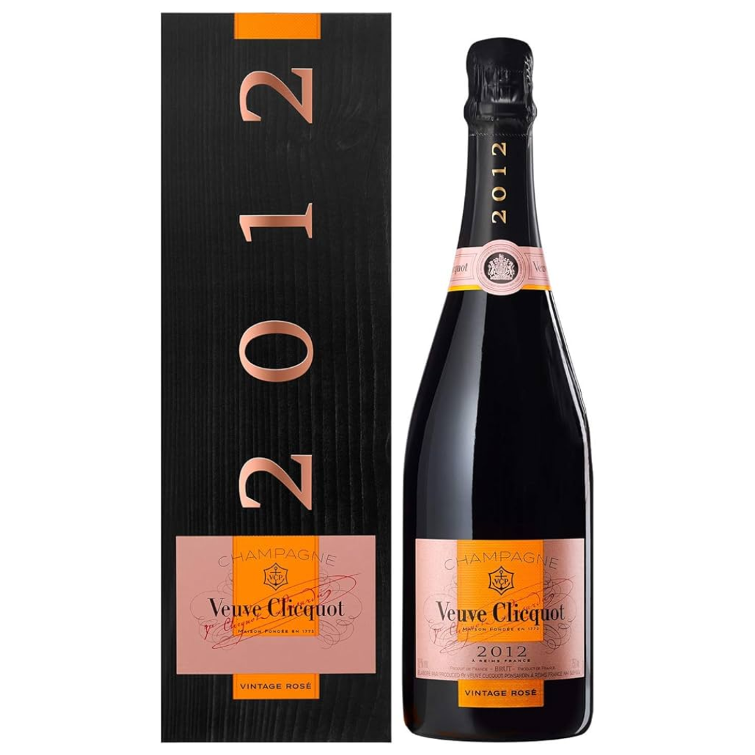 Veuve Clicquot Vintage Rose with Gift Box 2012